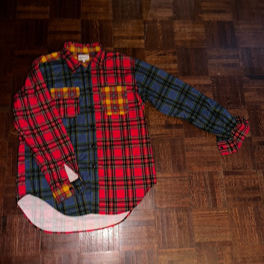 Engineered Garments Workaday Plaid Button Down M - image 2